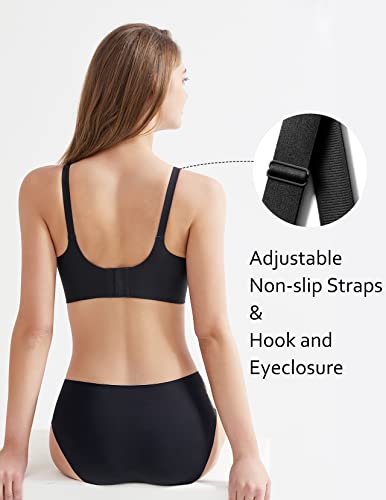 Gailife Cross Mesh Nursing Bras For Breastfeeding Ultra Comfort Maternity Bras Seamless Bralette With Extra Extender - Black-M #TOP3