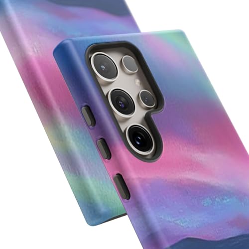 Coque Samsung S24 Ultra bleu rigide mate protège rayures