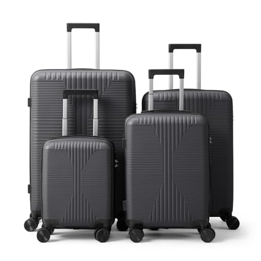 Versatile 4-Piece Luggage Set for Travelers
