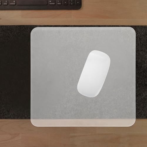 Tapis de souris transparent verre de qualité supérieure durable et lisse - 5