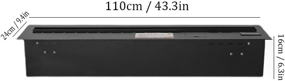 Water Vapor Electric Fireplace Stove Electric Fireplace 3D Atomized Fireplaces Embedded Water Vapor Fireplace Modern ntelligent Ultra-Thin Simulation Flame Decoration,E
