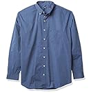 IZOD Men's Big and Tall Button Down Long Sleeve Stretch Performance Solid Shirt