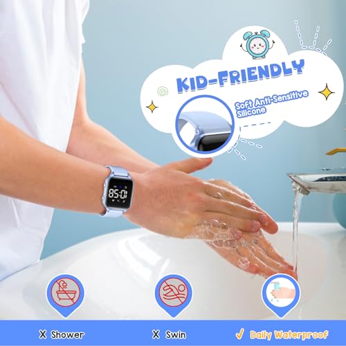 Image of Timever L6615E-LightBlue-Jia Kids Activity Trackers Made in China