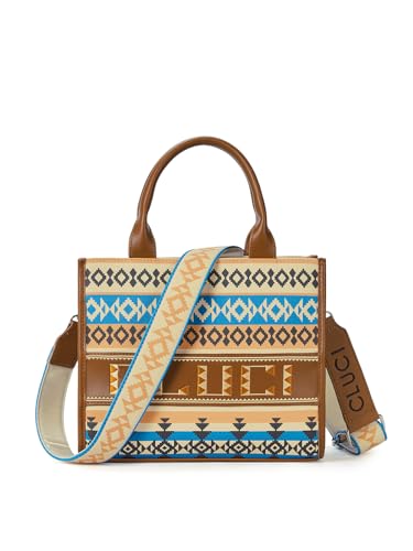 CLUCI Purses for Women, Aztec Tote Bag Shoulder Handbags Western Crossbody Bag Boho Bag
