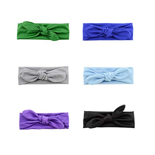 6 Unidades Tiara De Bebê Tiara Cosmética Faixa De Cabelo De Bebê Envoltório De Cabeça De Bebê Faixa