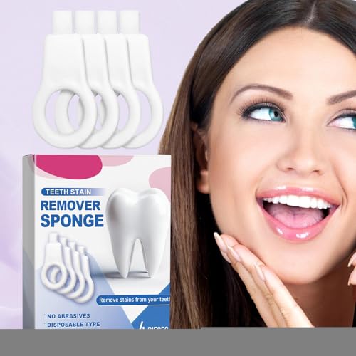 Fleckenentferner für Zähne, Zahnflecken-Radierer, Effizienter Zahnradierer, Polierer, Zahnfleckenentferner - Kompaktes Zahnfleckenentferner-Werkzeug, Zahnreinigungsschwämme für Damen und Herren – Bild 4