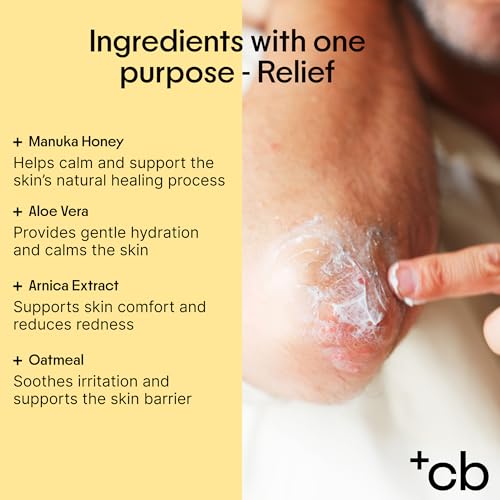 Clearbody Manuka Honey Eczema Cream – Organic Honey & Collodial Oatmeal Moisturizer for Soothing, eczema, Dry & Itchy Skin – Face & Body Lotion - Plant-Based Formula (4oz) - Thumbnail 5