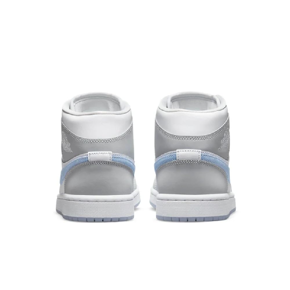 NIKE Scarpe da Basket da Uomo, Grigio particellare, Grigio Neutro, Bianco, Grigio College, 38 EU