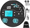 Greadio Lettore CD Bluetooth 2025, portatile, Discman, lettore CD con 2000 mAh ricaricabile, trasmettitore FM compatibile, USB, AUX, Walkman con cuffie e anti-skip/antiurto