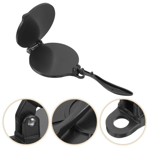 ABOOFAN Omeletta-Presse aus Aluminium, mexikanisches Werkzeug für Maispasta, 16 cm, Schwarz, ideal für Küche und Familientreffen
