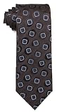 Magnoli Clothiers Shakespeare Pure Silk Tie (Brown)