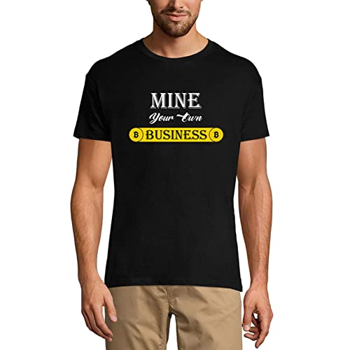 Men's Graphic T-Shirt Mine Your Own Bitcoin Business Traders Quote - Crypto Eco-Friendly Limited Edition Short
