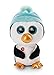 NICI- GLUBSCHIS Peluche Pingüino Nanami 15cm, Color Negro/Blanco (46956)