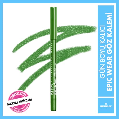 NYX Professional Makeup Crayon Yeux Epic Wear Emerald Cut Waterproof
