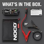 NOCO Boost GB40: 1000A UltraSafe Démarreur de saut – 12V Batterie Lithium Booster Pack, Portable Jump Box, Power Bank & Câbles de saut - pour 6.0L Gaz et 3.0L Moteurs diesel