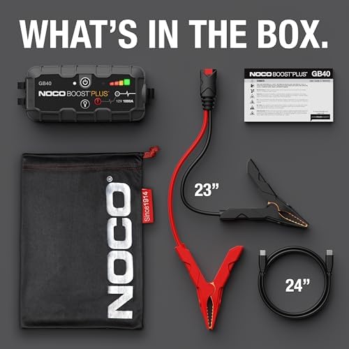 NOCO Boost GB40 12V 1000A UltraSafe Portable Lithium Jump Starter - 5