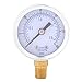 Water Pressure Gauge - Mini Dial Meter for Hydraulic Systems, Compressors, and More
