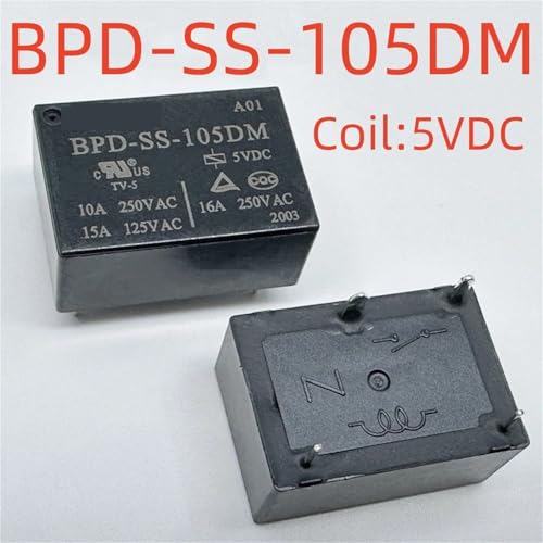 Relais 4 broches BPD-SS-112DM 12V 16A pour circuit imprimé