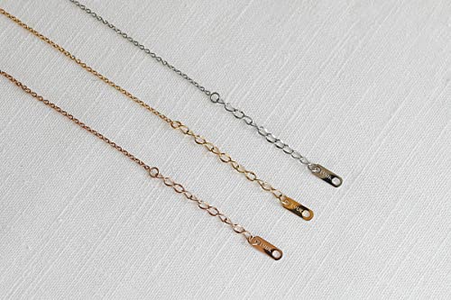 LUUK LIFESTYLE Stainless steel necklace for women with palm tree pendant and HAPPINESS card, gift idea, summer symbol, beach motif, friendship present, adjustable length 19”, fashion jewelry, silver by LUUK LIFESTYLE - Used condition - Image 3