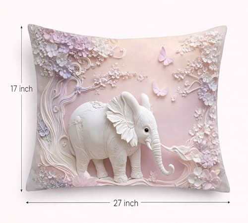 Image of 7D Flat Bedsheet 400TC Sheet Set, Kids Design bedsheet, Floral Design, Decorative Bedding with Daisy Pattern, Kids Room Decor, 90X100 Inch (ELEPHENT)