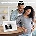 HAMUIERS Pregnancy Announcement | Ultrasound Sonogram Picture Frame for Expecting Moms | Baby Reveal Keepsake | Ideal Baby Shower | Standard 4