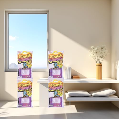Image of 4Pcs Helpful Funny Itching Powder Safe Broken Glass Itching Powder Feminine Powders Ength of Product is 14cm and the Width is 7.5cm Easy to Carry, Feminine Care