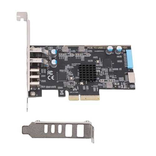 Adaptateur PCIe vers Type C et Type E 19P | Carte d'interface ASM3142 10 Gbit/s - 6