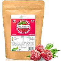 SANSEI Götterspeise 350g bis zu 50 Portionen - Zuckerfrei, Glutenfrei, ohne Fett, keine Kohlenhydrate (Himbeere)