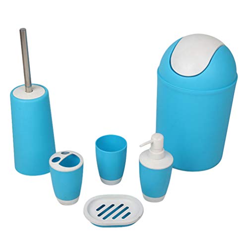 N / a 6 Kit Accessori Bagno Set Bagno con Porta