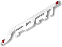 Vista 21 de ASUBHA Calcomanía Deportiva de Metal 3D para Coche, Calcomanías de Emblema e Insignia para Guardabarros Lateral y Maletero Trasero del Coche