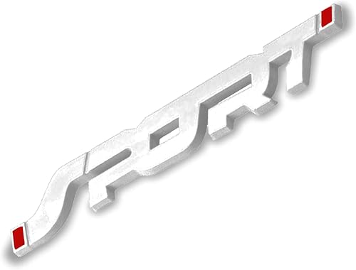 Miniatura 21 de ASUBHA Calcomanía Deportiva de Metal 3D para Coche, Calcomanías de Emblema e Insignia para Guardabarros Lateral y Maletero Trasero del Coche