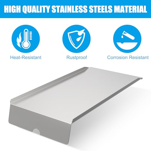 Outspark BCA006 Drip Tray Heat Baffle and BAC410 Grease Drip Tray Liners for Traeger Pro 34 Series Accessories, Eastwood 34, Texas Elite 34, Texas Elite, Limited Edition, Texas Pro, BBQ075, BBQ100 by Outspark - Image 3