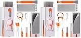 Kit de Nettoyage pour Casque d'écoute : L'embout métallique de la brosse de nettoyage permet d'atteindre plus facilement les poussière sur les casques d'écoute, les boutons, les ports de chargement et autres crevasses