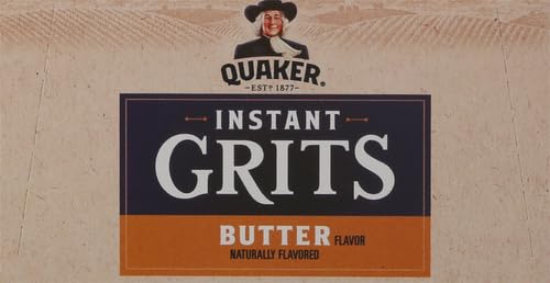 Quaker Instant Grits, Butter, 0.98oz Packets, (10 Pack)