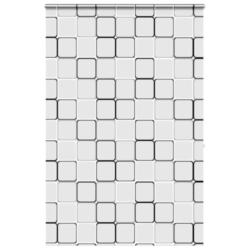 qohoio 4015051 Shower Roller Blind with Cassette 160x240 cm Fabric Width 156 cm,Waterproof Wet Room Bathroom Heavy Duty Shower Curtain,Anti Mould Mildew Resistant,Washable and Easy Dry