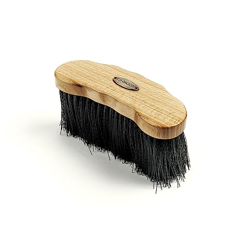 EZI-GROOM Premium Long Dandy Brush (Small, Wood)