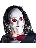 Adult Jigsaw (Saw 8) Billy Mask with Hair
