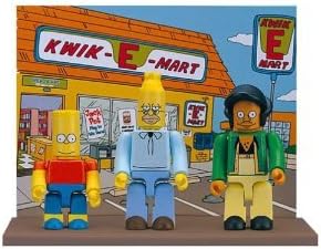 Simpsons Blocko Action Figure Set - Bart, Grampa & Apu