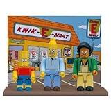  Simpsons Blocko Ensemble de figurines Bart, Grampa et Apu