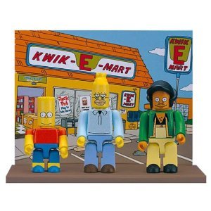 Simpsons Blocko Action Figure Set - Bart, Grampa & Apu