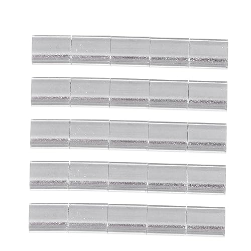 NAMOARLY Aluminum Crimping Loop Sleeves 100 Pcs Oval Flat Hole Sleeve for Wire Rope Chuck Fishing Line Connector Hardware