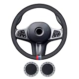 Momovewe Nappa-Leder Autolenkradbezug für BMW