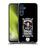Head Case Designs Officially Licensed AMC The Walking Dead Lucille Negan Biker Art Soft Gel Case Compatible with Samsung Galaxy A15