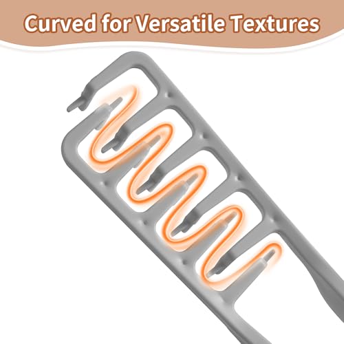 Peine texturizador pack de 2 diseño voluminoso gris miniatura 6