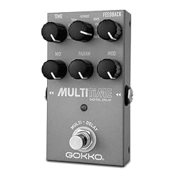 GK-72 Multitime Multi-Delay Guitar Pedal – 11 Delay Modes (Digital, Analog, Tape, Reverse, Lo-Fi, Dual, Duck, Trem, Ice, Pattern) – Stereo Effects, 9V DC/USB Power - Les Beatles, Paul McCartney, John Lennon, RIngo Starr, George Harrison