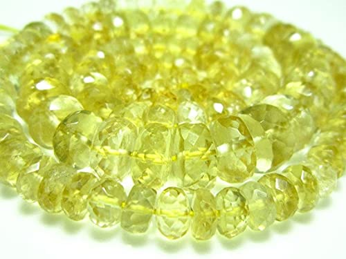 Citrine perles facettées de qualité AAA supérieure pour joaillerie fine