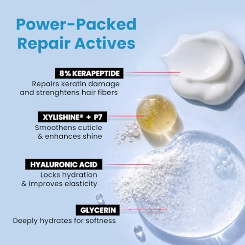 Image of Sesa Damage Repair Shampoo for Dry & Damaged Hair | Gentle Cleansing & Nourishing Care | HydraGloss Technology | Helps Make Hair Smooth & Shiny | 300 ml
