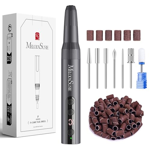 MelodySusie Rechargeable Cordless Electric Nail Drill,PC180E...