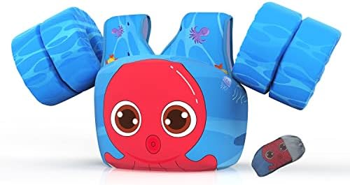 DOOHALO Kids Swim Floats for 28-70 Pounds Kid Arm Shoulder Float Vest Fit for 2-8 Years Older Boys Girls Toddler Baby Children