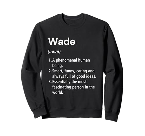 Wade Definición de nombre Diccionario divertido Sudadera